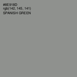 #8E918D - Spanish Green Color Image